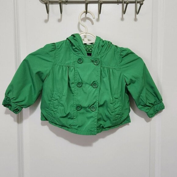 Baby GAP Girls 18-24 Months Green Lightweight Jacket - Picture 1 of 6
